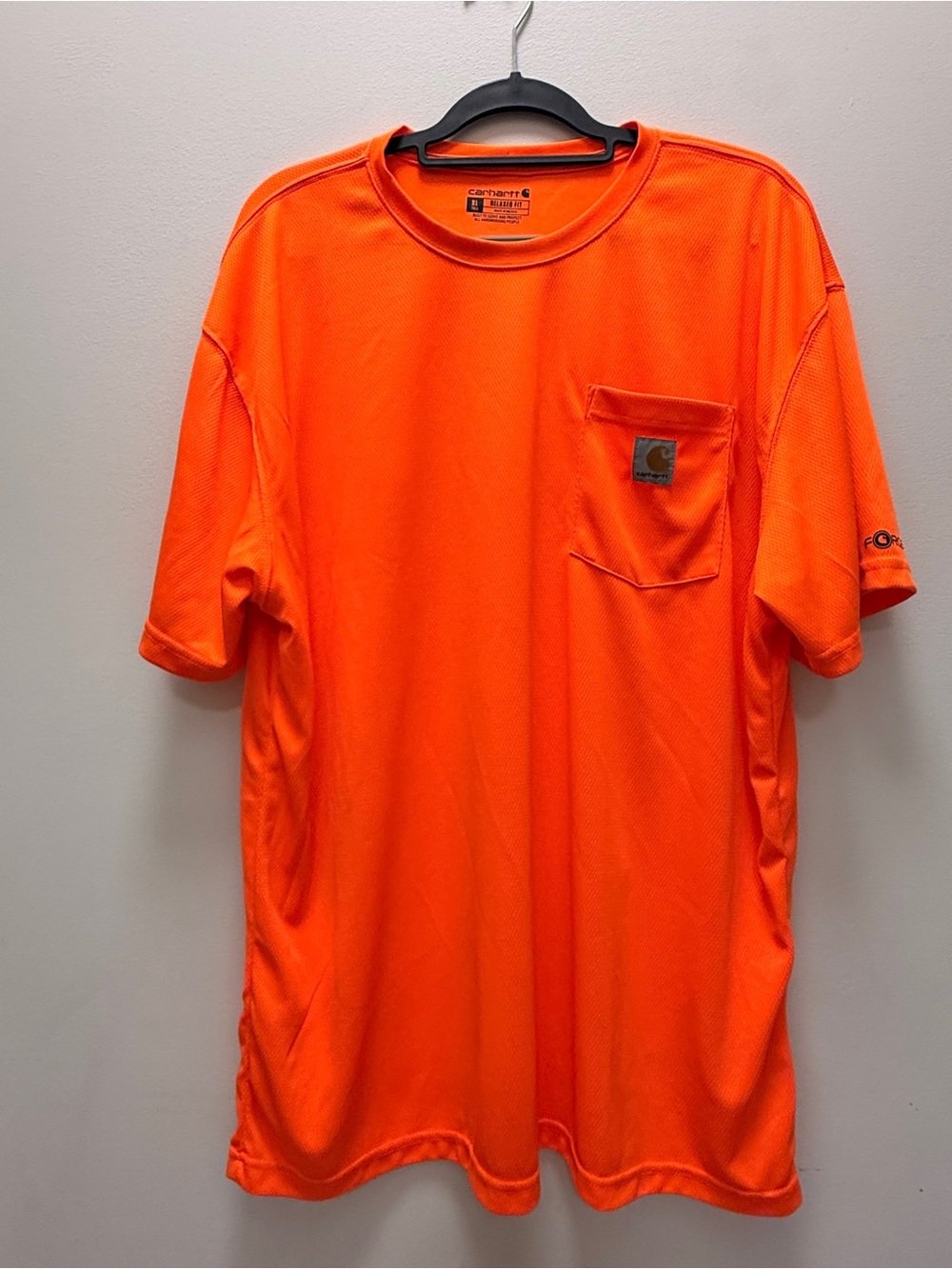 Carhartt Men’s High-Visibility Orange Pocket Tee